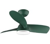 Cecotec Ventilador de Techo con Luz EnergySilence Aero 3050 Mint. 35 W, Motor DC, Diámetro 36” con luz LED, Mando a distancia, Temporizador, 6 velocidades y 3 Aspas