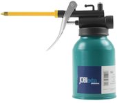 Jobi Extra WX9620 aceitera manual de 300 ml, lubricador de precisión, cuerpo metálico resistente, boquilla flexible, ideal para mantenimiento industrial y doméstico