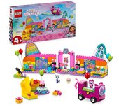 LEGO La Casa de Muñecas de Gabby Sala para Fiestas de Gabby, Juego Infantil con Autobús y Teclado de Juguete, Micrófono y Figuras de Animales, Regalo para Niñas y Niños de 4 Años o Más 10797