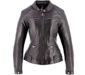 Helstons Vipere Chaqueta de cuero de moto para mujer - Marrón