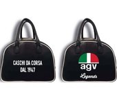 AGV Legend Bolsa del casco - Negro Blanco (un tamaño)