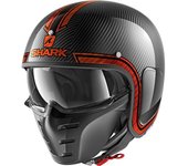 Shark -S-Drak Vinta Casco Jet - Naranja (XS)