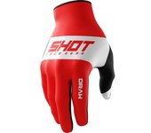Shot Draw Sky Guantes de motocross - Rojo (3XL)