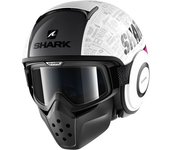 Shark Drak Tribute RM Casco Jet - Blanco Lila (S)