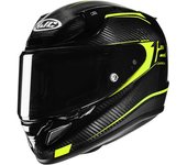 HJC RPHA 12 Carbon Keres Casco - Negro Amarillo (M)
