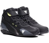 Dainese Herian D-WP Zapatos de moto impermeables - Negro Amarillo (39)