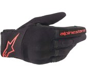 Alpinestars Copper Guantes de motocicleta - Negro Rojo (S)
