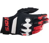 Alpinestars Halo Guantes de motocicleta - Negro Blanco Rojo (2XL)