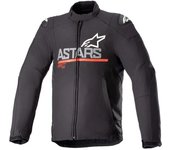 Alpinestars SMX chaqueta textil impermeable para motocicletas - Negro Gris Rojo