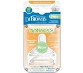Dr Browns Dr Brown's Tetina Boca Ancha 9m+ x2