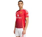 Adidas - Camiseta oficial Manchester United Primera Equipación Authentic 2024-2025, Unisex, Red-Bright Red, XL