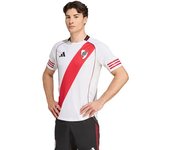 Adidas - Camiseta oficial River Plate Primera Equipación Authentic 2025-2026, Unisex, White-Team Power Red, XL