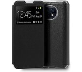 Cool Funda Flip Cover Liso Negro para Xiaomi Redmi Note 9T