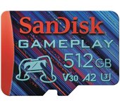 SanDisk GamePlay microSDXC 512GB UHS-I A2 V30 Clase 10