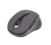 Gembird MUSWB2 Ratón Óptico Inalámbrico 1600DPI Negro/Gris