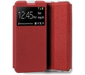 Cool Funda Flip Cover Liso Rojo para Samsung Galaxy A32 4G