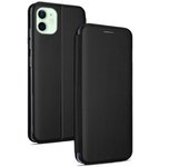 Cool Funda Flip Cover Elegance Negra para iPhone 12/12 Pro