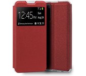 Cool Funda Flip Cover Liso Roja para Samsung Galaxy S20 FE