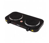 Mesko Cocina Eléctrica 2 Quemadores 2000W Negra