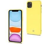 Celly Candy Funda Silicona Amarilla para iPhone 11 Pro Max