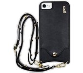Cool Funda Colgante Pop-Rock Negro para iPhone 7/8/SE 2020