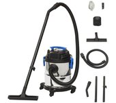 Vidaxl Aspirador En Seco Y Húmedo Plateado 1200 W 20 L