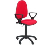 Piqueras y Crespo Algarra Silla Bali Rojo con Brazos Fijos