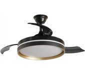 Ventilador de techo led aspas plegables mandarin cct (72w)