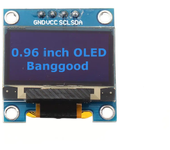 5pcs Pantalla de comunicación 0.96 pulgadas OLED I2C IIC Azul 128*64 Módulo LCD Geekcreit para Arduino - productos que f