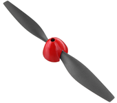 Cada Eachine Mini Mustang P-51D / P-40 avión RC Repuesto juego de hélices de 130X70mm sin el soporte del protector de hé