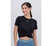 Nike One Clsc Twist - Negro - Camiseta Crop Mujer talla L
