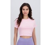 Camiseta Crop Top Nike - Rosa - Camiseta Mujer talla XS