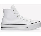 Converse Chuck Taylor Leather - Blancas - Zapatillas Plataforma Mujer talla 36