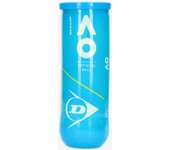 Dunlop Australian Open - Amarillo - Bote 3 Pelotas Tenis talla UNICA