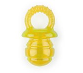 Tootoy! Chew Puppyfier Amarillo mordedor blando con sonido para cachorros