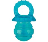 Tootoy! Chew Puppyfier Azul Mordedor blando con sonido para cachorros