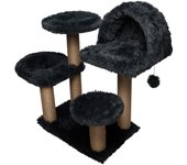 Catshion Katy Árbol Rascador con Cueva Gris para gatos
