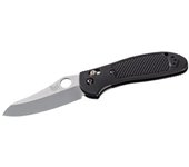 Benchmade STE-550-S30V Cuchillo Táctico Griptilian Drop Point, hoja CPM-S30V premium acero inoxidable (58-60 HRC) de 20.50 cm y Mango Grivory® negro texturizado con forros de acero inoxidable