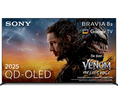 TV QD-OLED 55" - Sony Bravia 8 II, Procesador XR con IA, Smart (Google TV), IMAX, Dolby Atmos/Vision, Chromecast, Airplay, PS5, 120Hz, Eco, 55XR8M2