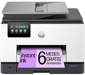 Impresora multifunción - HP OfficeJet Pro 9135e, Copiar, Escáner, Fax, Wi-Fi, Instant Ink, +, Blanco, Gris