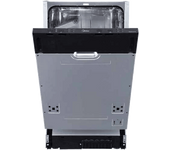 Lavavajillas integrable - Midea MID45S120-ES, 10 Servicios, 4 Programas, 44.8 cm, Media Carga, Filtro Antibacterias, Sin panelar