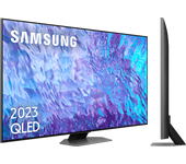 TV QLED 98" - Samsung TQ98Q80CATXXC, UHD 4K, Smart TV, Inteligencia Artificial, Quantum Dot, Gaming Hub, DVB-T2 (H.265), Carbon Silver