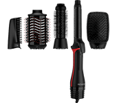 Moldeador - Revlon One-Step™ Blow-Dry Multi Air Styler 5 en 1, 4, Niveles de temperatura Negro