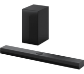 Barra de sonido - LG S70TY, Bluetooth, 400 W, 3.1.1 canales con subwoofer, Dolby Digital y DTS, Negro
