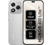 Móvil - Honor 400 Lite, Velvet Gray, 256 GB, 8 GB RAM, 6.7" OLED, MediaTek Dimensity 7025-Ultra, 5230 mAh, Botón lateral IA