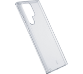 Funda móvil - CellularLine CLEARDUOGALS23UT, Para Samsung Galaxy S23 Ultra, TPU, Trasera, Transparente