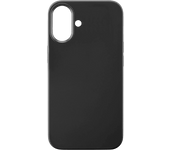 Funda móvil - CellularLine, Para Apple iPhone 16, Silicona, Trasera, Negro