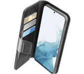 Funda móvil - Cellular Line BOOKAG2GALS23FEK, Para Samsung Galaxy S23 FE, Cierre magnético, Negro