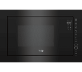 REACONDICIONADO Seminuevo Muy bueno Microondas con grill integrable - Beko BMGB 25333 BG, 900 W, 5 niveles, 25 l, 8 programas, Negro
