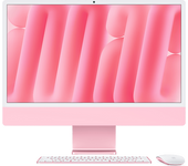 Apple iMac (2024) 24" Retina 4.5K, Chip M4, CPU de 10 núcleos, GPU 16GB RAM, 256 GB SSD, Gigabit Ethernet, Rosa